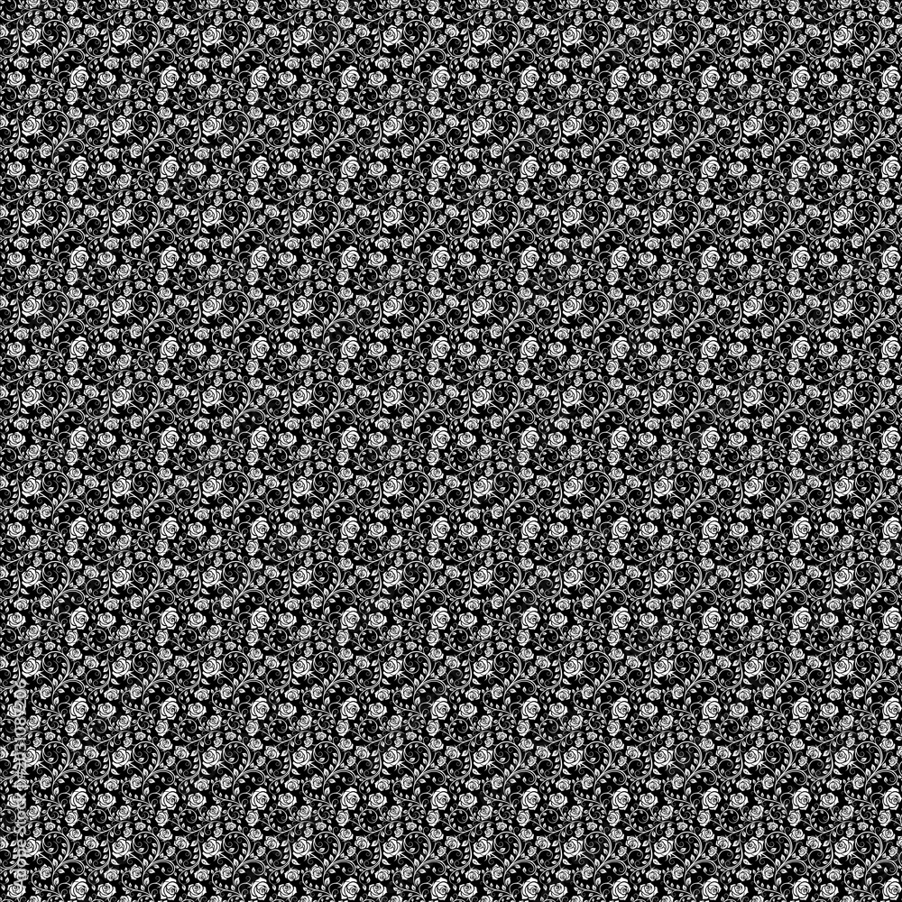 Fototapeta premium Dark grey abstract repeating textured pattern background with abstract, seamless