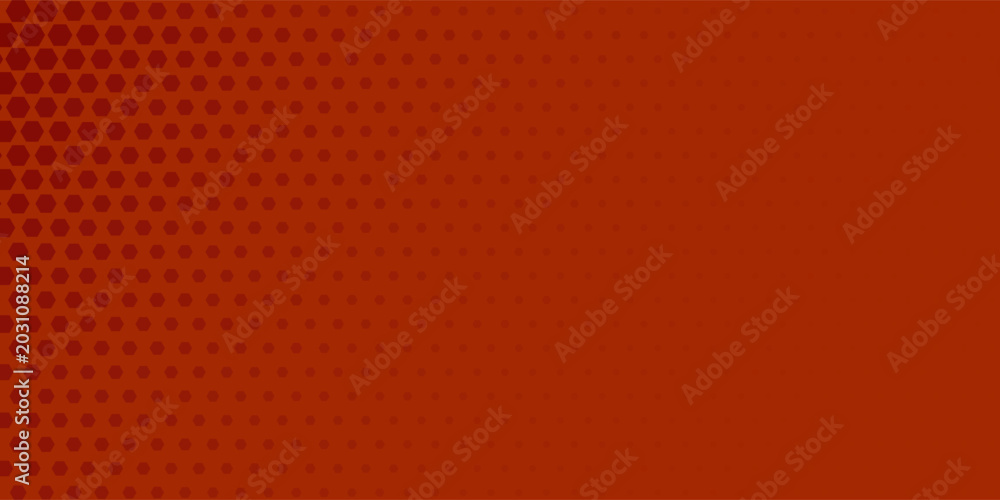 Fototapeta premium Gradient Background Halftone pattern. Vector Background Halftone hexagon.