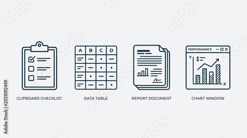 Building Icons Set Vector Illustration for Web and Business Design