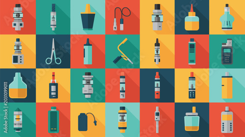 Bild auf Leinwand a-flat-design-illustration-of-20-vape-an_TbrGSl7tRh-vujsoZI3fGg_52FizAQOSImYJABwJh4zPA_cover_adobestock_eps10_rgb_v16 [Converted]
