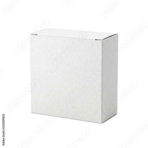 Canvas Print Blank white textured cardboard soap box mockup