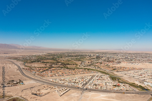 Foto ciudad en el desierto de Chile, Calama. 03