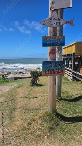 Obraz na płótnie punta del este signs