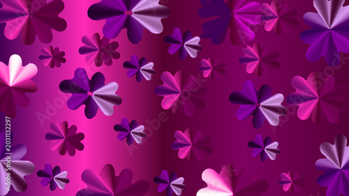 Close-up vibrant purple petals blooming in soft natural light with delicate texture and depth