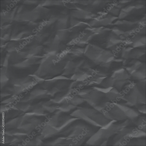 Canvastavla Crumpled texture with transparent background appears on a surface