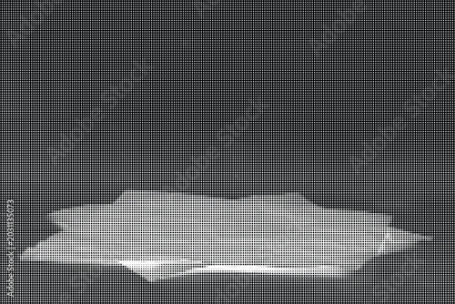 Schilderij op canvas A stack of white transparent background sheets on a dark surface