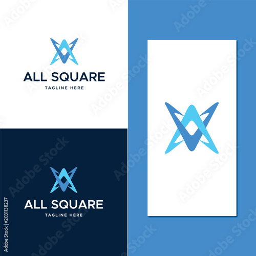 AA logo design, Vector file logo,