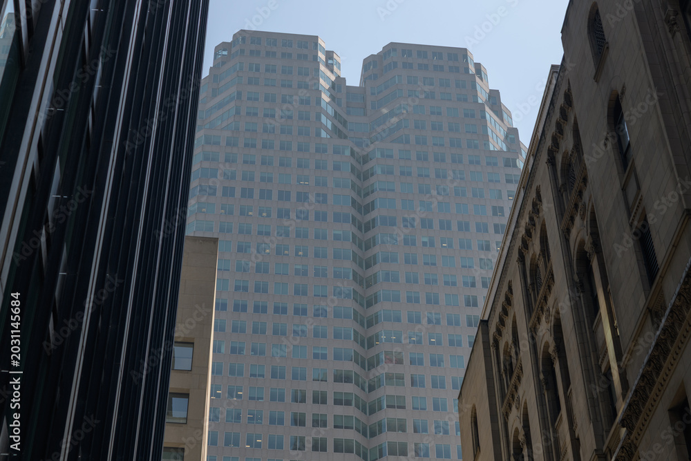 Naklejka premium Brookfield Place, a corporate office complex, located at 181 Bay St, Toronto