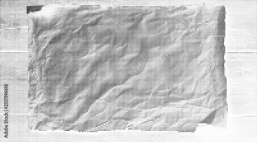 A gray crumpled paper sheet on a white surface with transparent background texture