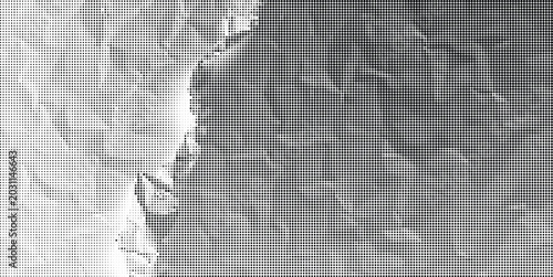 Crinkled Paper Background with Smooth Transition to Grey Tone