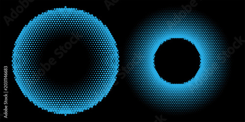 Fotografía Abstract stipple background