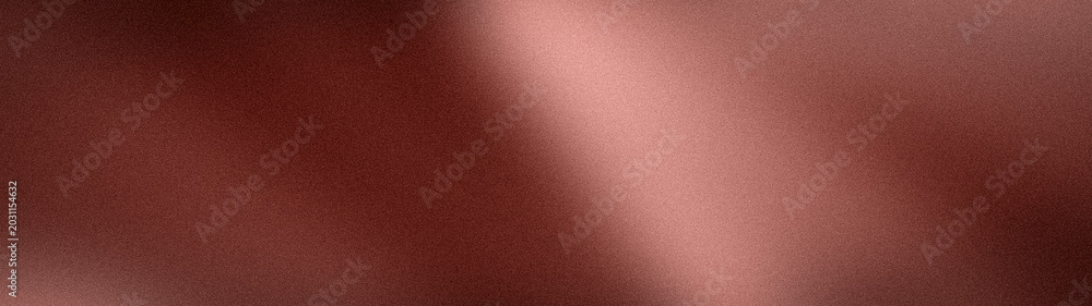 Fototapeta premium Wide dark red copper and brown grainy abstract background with modern aesthetic blur