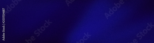 Wide deep blue navy and indigo grainy abstract background with modern aesthetic blur