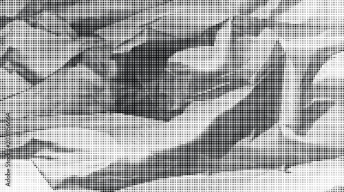 Foto A pile of crumpled paper sheets fills the frame.
