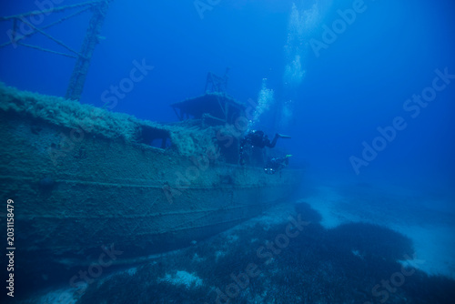 Obraz na plátně The Nemesis III shipwreck, Cyprus