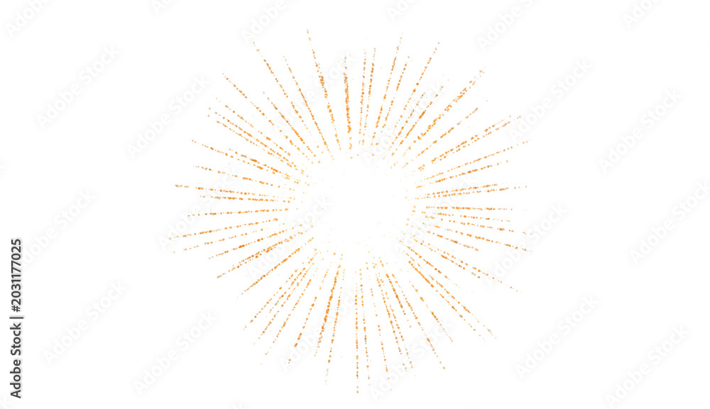 Obraz premium Fireworks glowing sparkling light burst on transparent background. Realistic PNG overlay design element for New Year, wedding, holiday celebration