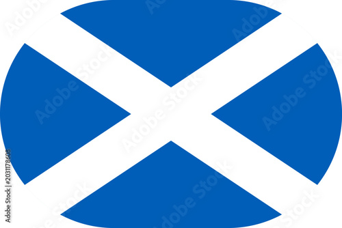 Fotografi Scotland flag symbolizing national pride, identity, heritage, patriotism and authority