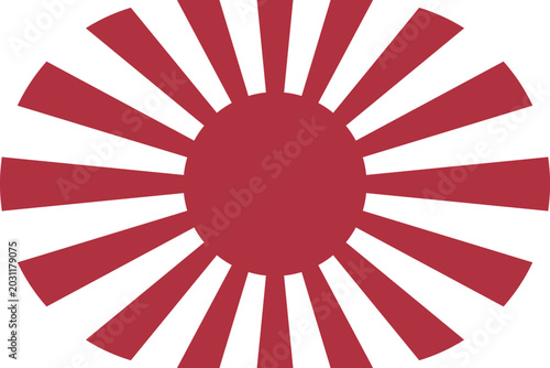 Canvas Print Imperial Japanese Army flag