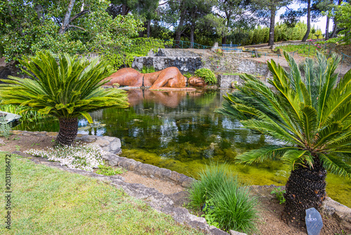 Fotografie Le Jardin de Saint Adrien à Servian dans l'Hérault en France