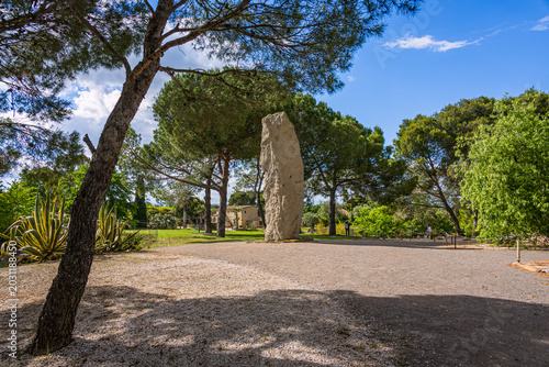 Schilderij op canvas Le Jardin de Saint Adrien à Servian dans l'Hérault en France