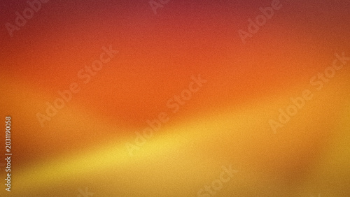 Warm abstract 4K grainy background with vibrant orange yellow and gold aesthetic tones