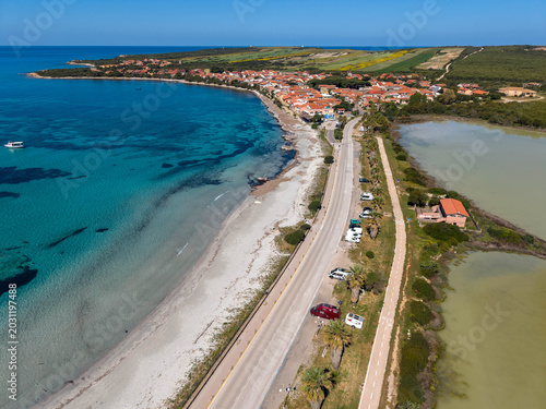 Spiaggia di Putzu Idu, comune di San Vero Milis, provincia di Oristano