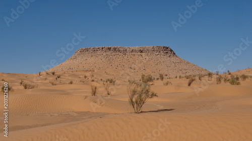 Photos Flat topped dune in the Sahara Desert outside of Douz, Tunisia