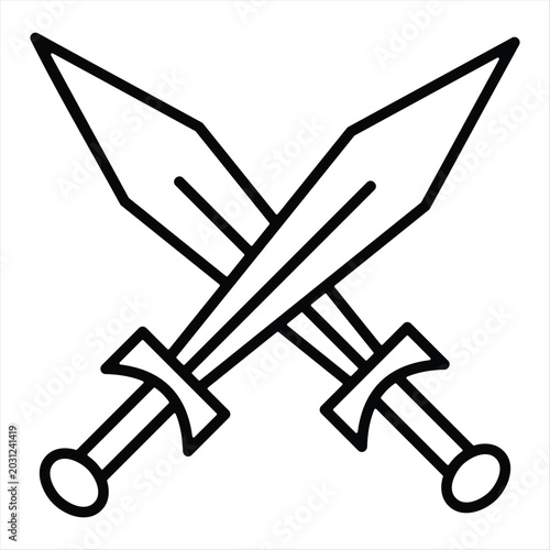 Konstfotografi Sword  Icon Element For Design