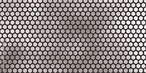 Foto modern simple abstract seamlees black color hexagon polygon pattern art