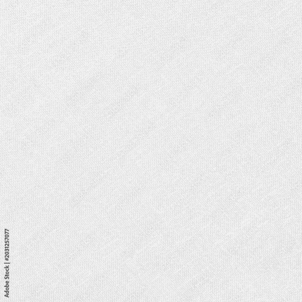 Fototapeta premium White textured background with a subtle fabric-like pattern. The white background adds a clean, minimalist style to designs. Simple light gray textured background with copy space.