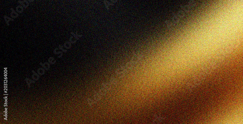 Принти на полотні Golden light beam across dark textured background with orange and brown tones, grainy noise effect, abstract lighting, moody