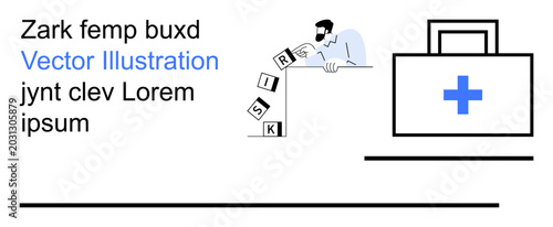Принти на полотні Risk management, healthcare, strategic planning, decision-making, emergency preparedness, corporate safety