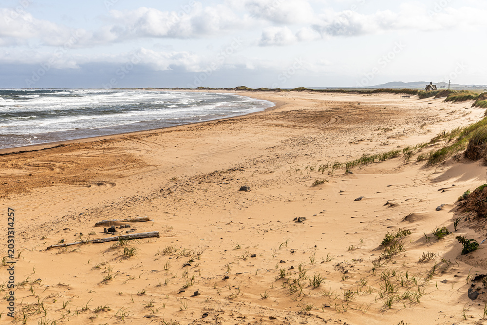Ταπετσαρία Belle-Anse Iles de la Madeleine vue sur la plage et rocher