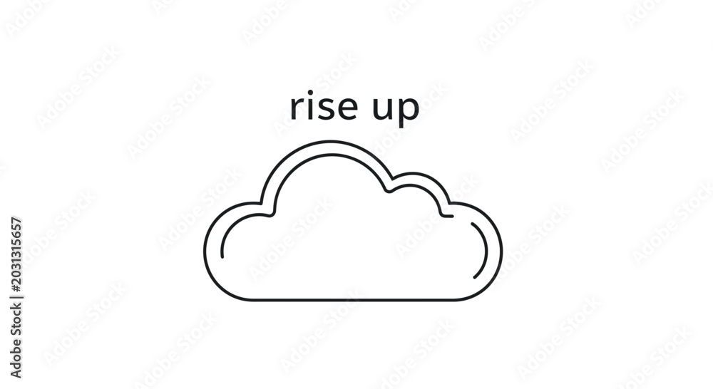 Obraz premium Cloud Icon with