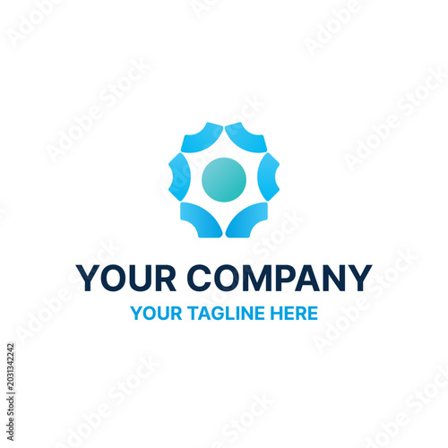Green Lightbulb Human Hand Logo Vector Abstract Illustration Icon Design Template Element 