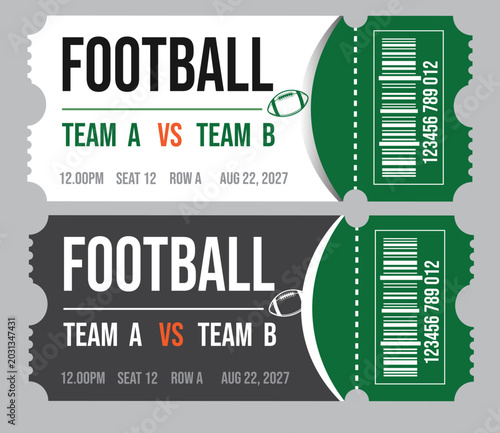 Billede på lærred Football Tickets, Sport Event Tickets, Football Match Tickets, Sports Tickets v