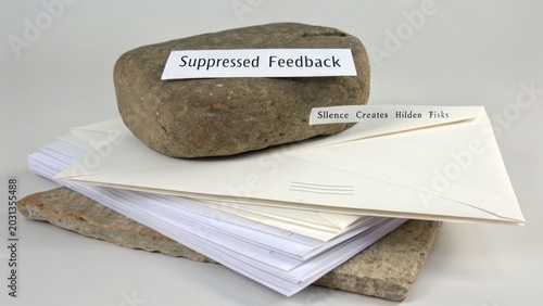 Suppressed Feedback Hidden Beneath Stacked Envelopes and Stone
