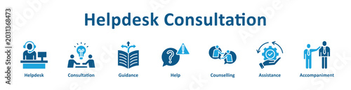 Photography Helpdesk Consultation icon banner and collection