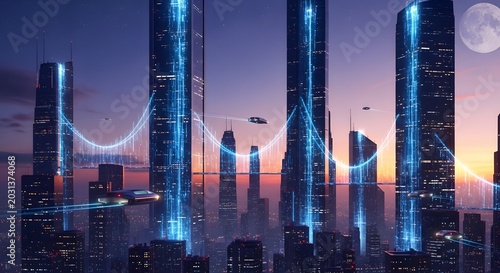 hong kong skyline at night