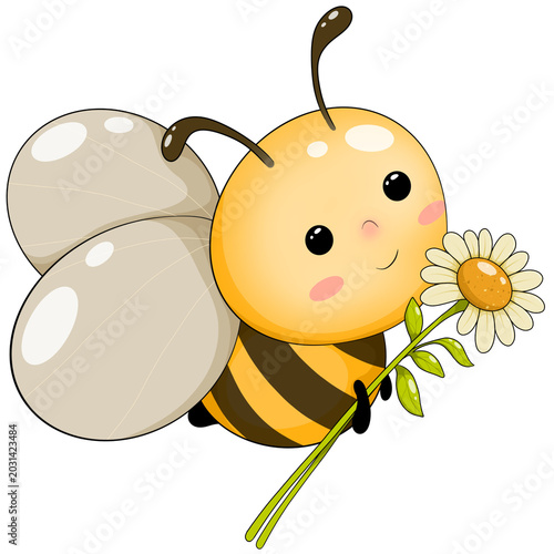 bee and flower