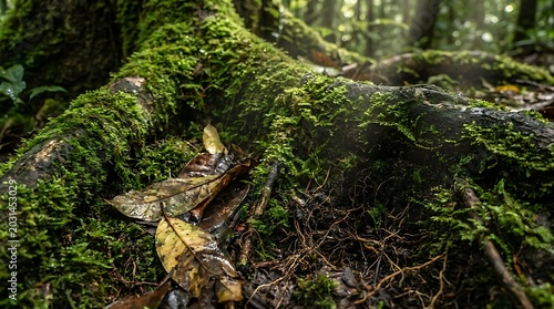 Old mossy tree