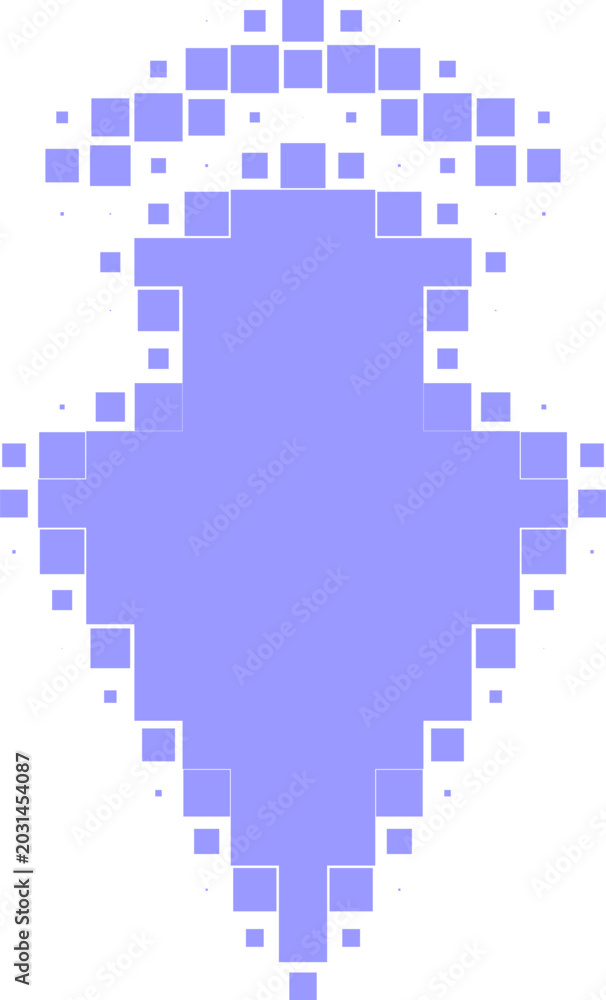 Fototapeta premium Icon Arrow Pixel