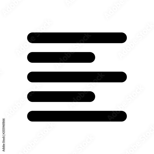Canvas-taulu precise text alignment justify icon built for elite word processors web editors and digital design suites