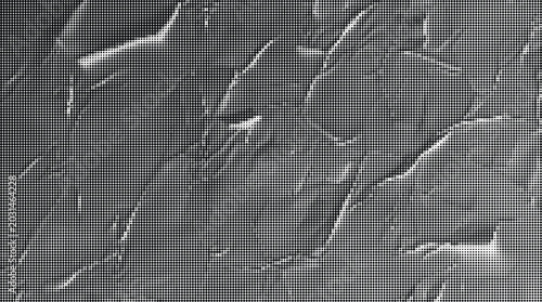 Foto A grayscale image of cracked asphalt on a road surface with transparent backgrou