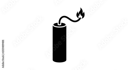 Obraz na płótnie Dynamite Stick Icon