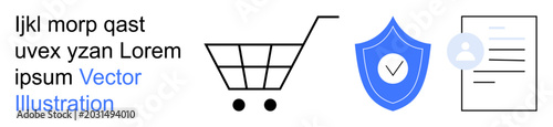 Photos E-commerce, cybersecurity, identity verification, data protection, secure transactions, online privacy