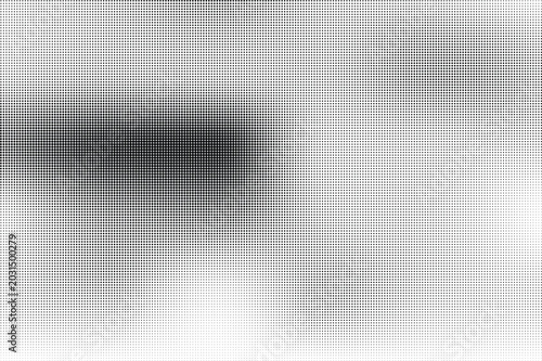 Quadro em tela A blurry black and white image on a transparent background shows an unclear object