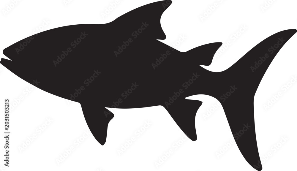 Fototapeta premium fish sillhouettes