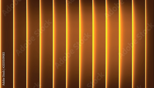 Minimalist background with repeating vertical orange glowing lines arranged in simple pattern for elegant digital presentation.