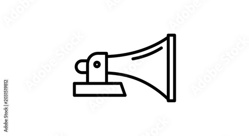 Fotografia Megaphone Icon For Communication Purposes Only.